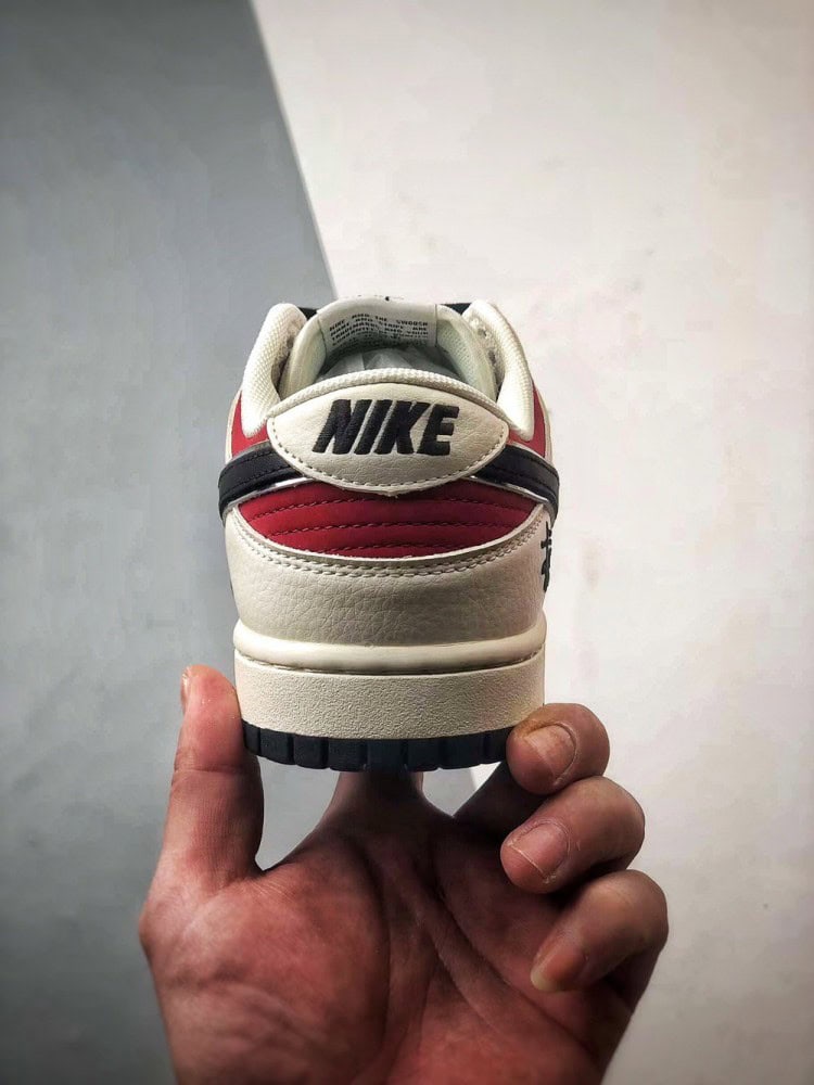 【AT3307】Nike Dunk x Stussy コラボレーション スポーツシューズ Nike Dunk Low Retro ステューシー ミッドナイト レッド ローカット スポーツカジュアル ローカットスニーカー