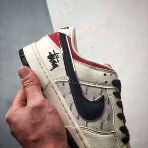 【AT3307】Nike Dunk x Stussy コラボレーション スポーツシューズ Nike Dunk Low Retro ステューシー ミッドナイト レッド ローカット スポーツカジュアル ローカットスニーカー