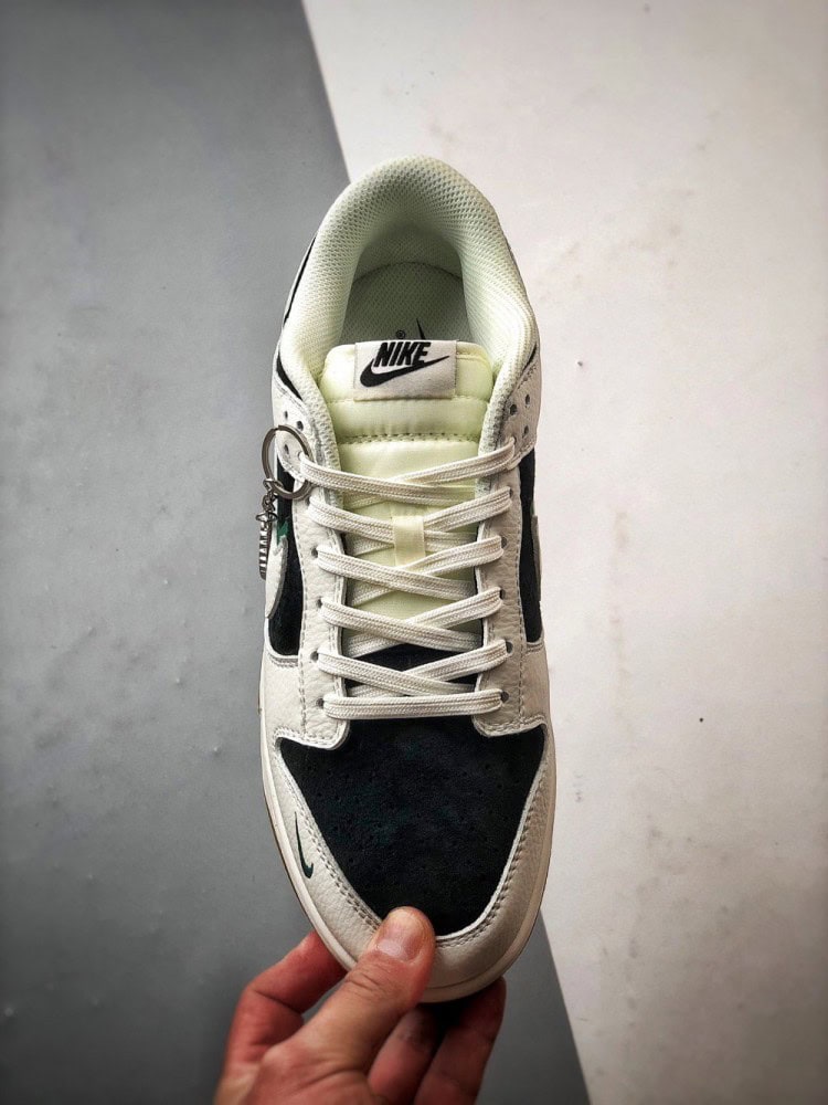 【AT3309】Nike Dunk x Stussy コラボレーションスニーカー Nike Dunk Low Retro ステューシー ブラックホワイトグリーン 影柄 ローカット カジュアルスポーツシューズ