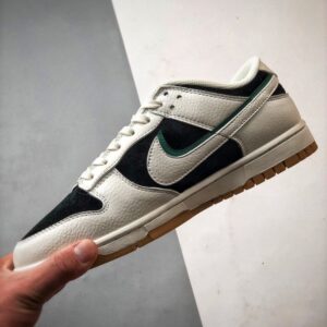 【AT3309】Nike Dunk x Stussy コラボレーションスニーカー Nike Dunk Low Retro ステューシー ブラックホワイトグリーン 影柄 ローカット カジュアルスポーツシューズ
