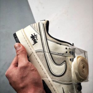 【AT3310】Nike Dunk x Stussy コラボスニーカー Nike Dunk Low Retro ステューシー ブラックストライプ ローカット カジュアルスポーツシューズ