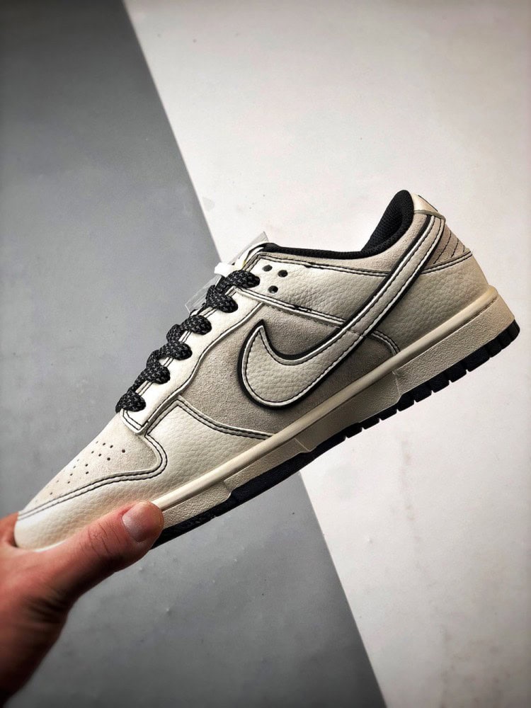 【AT3310】Nike Dunk x Stussy コラボスニーカー Nike Dunk Low Retro ステューシー ブラックストライプ ローカット カジュアルスポーツシューズ