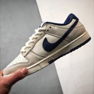 【AT3312】Nike Dunk x Stussy x Supreme コラボスニーカー Nike Dunk Low Retro ステューシー ホワイト ネイビー ローカット スニーカー