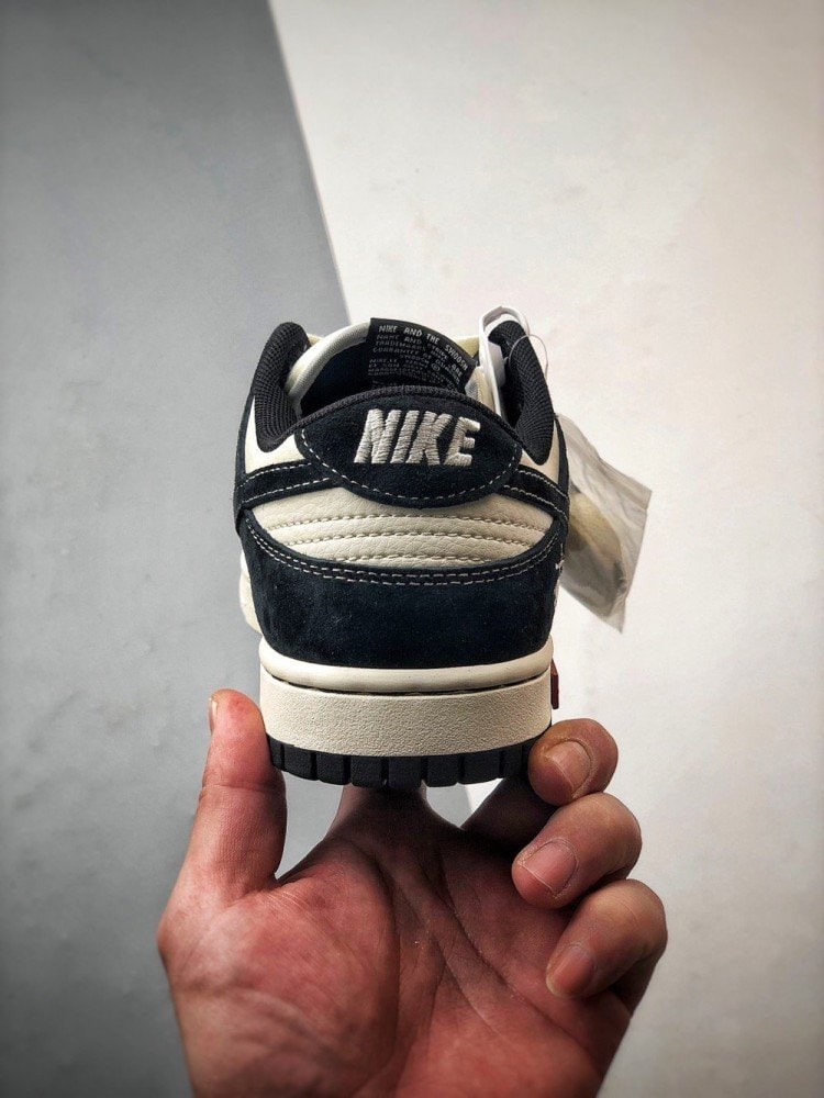 【AT3317】Nike x Stussy x Supreme のコラボスニーカー - ファッションと快適さを兼ね備えた、クラシックなトレンド。Nike Dunk Low Retro ストゥーシー×ブラック 刺繍 ダブルフック ロープロファイル カジュアルスポーツシューズ