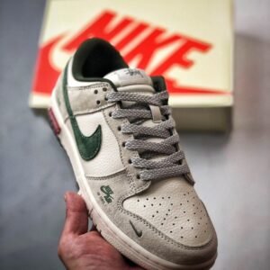 【AT3321】Nike x Stussy x Supremeのコラボレーションカジュアルスポーツシューズ - ファッショントレンドモデル Nike Dunk Low Retro ステューシーミントグレー ローカットカジュアルスポーツスニーカー