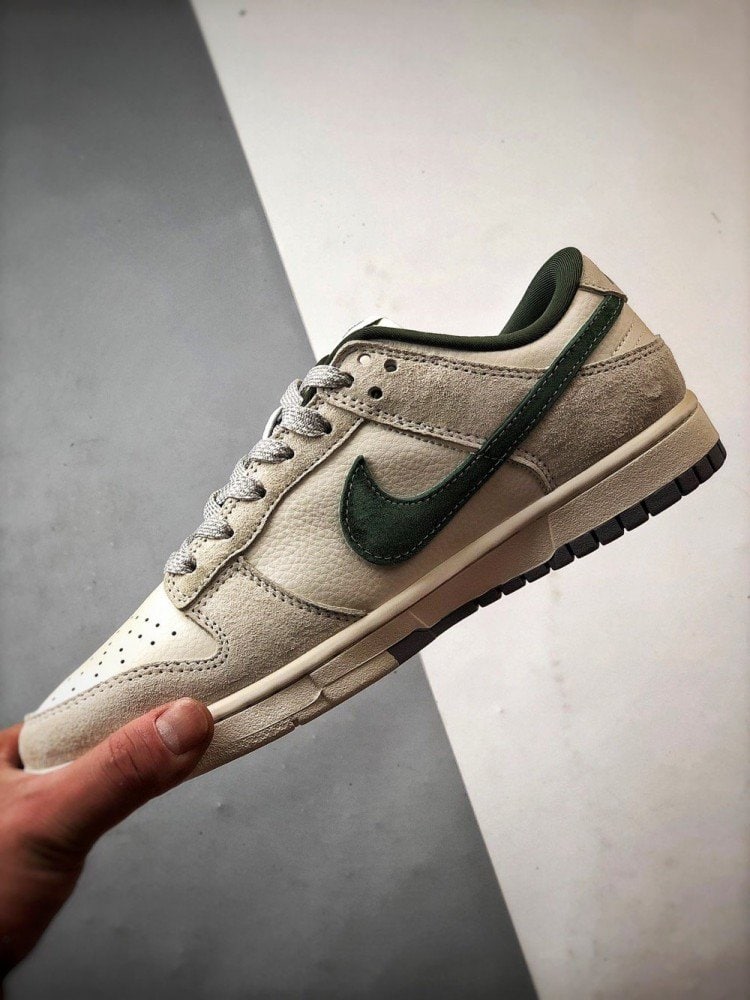 【AT3321】Nike x Stussy x Supremeのコラボレーションカジュアルスポーツシューズ - ファッショントレンドモデル Nike Dunk Low Retro ステューシーミントグレー ローカットカジュアルスポーツスニーカー