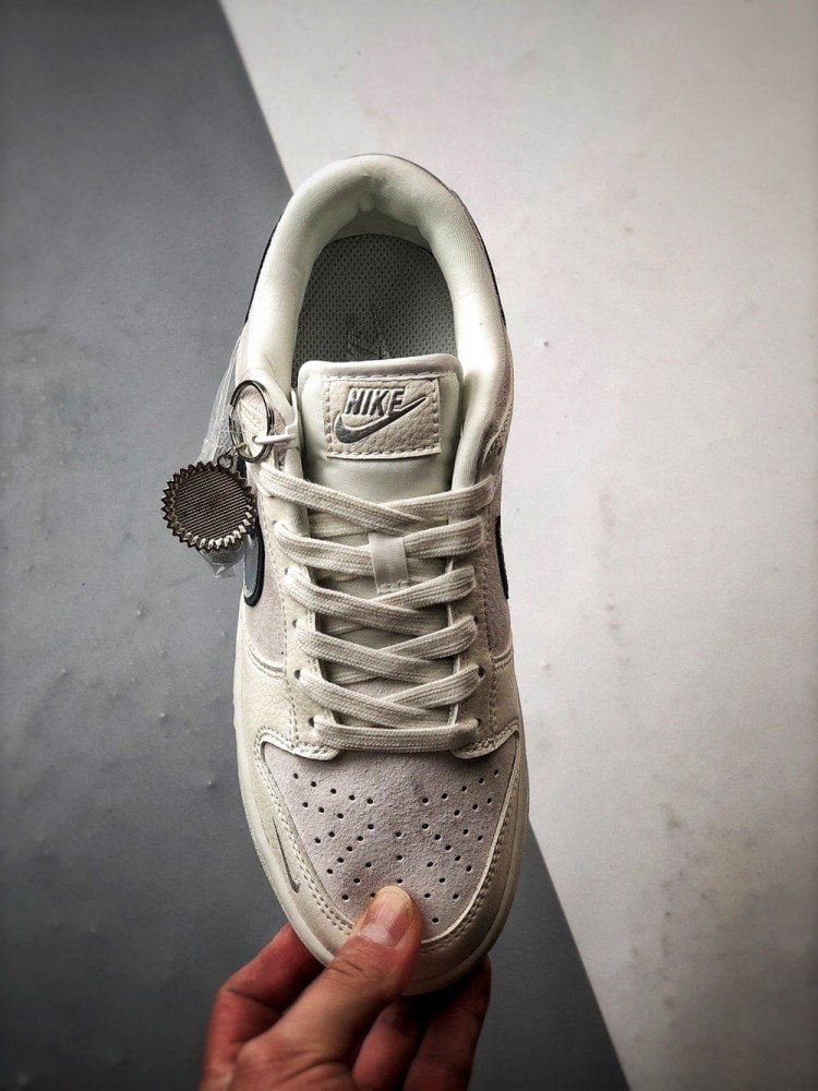 【AT3324】Nike x Stussy x Supremeコラボシューズ（クラシックなカラーリング、快適なデザイン、コレクションに値する）Nike Dunk Low Retro ステューシーミントシルバーフック ローカットカジュアルスポーツシューズ