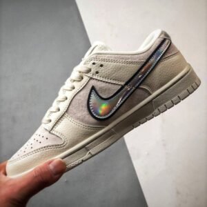 【AT3324】Nike x Stussy x Supremeコラボシューズ（クラシックなカラーリング、快適なデザイン、コレクションに値する）Nike Dunk Low Retro ステューシーミントシルバーフック ローカットカジュアルスポーツシューズ