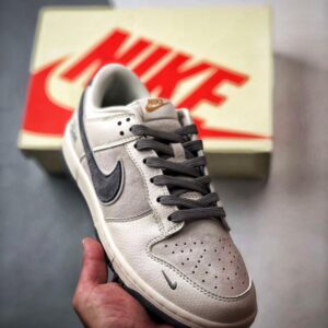 【AT3338】Nike x Stüssy コラボ ダンクロー レトロ レトロスポーツシューズ Nike Dunk Low Retro ステューシーミディアムグレー ローカット スポーツカジュアルスニーカー