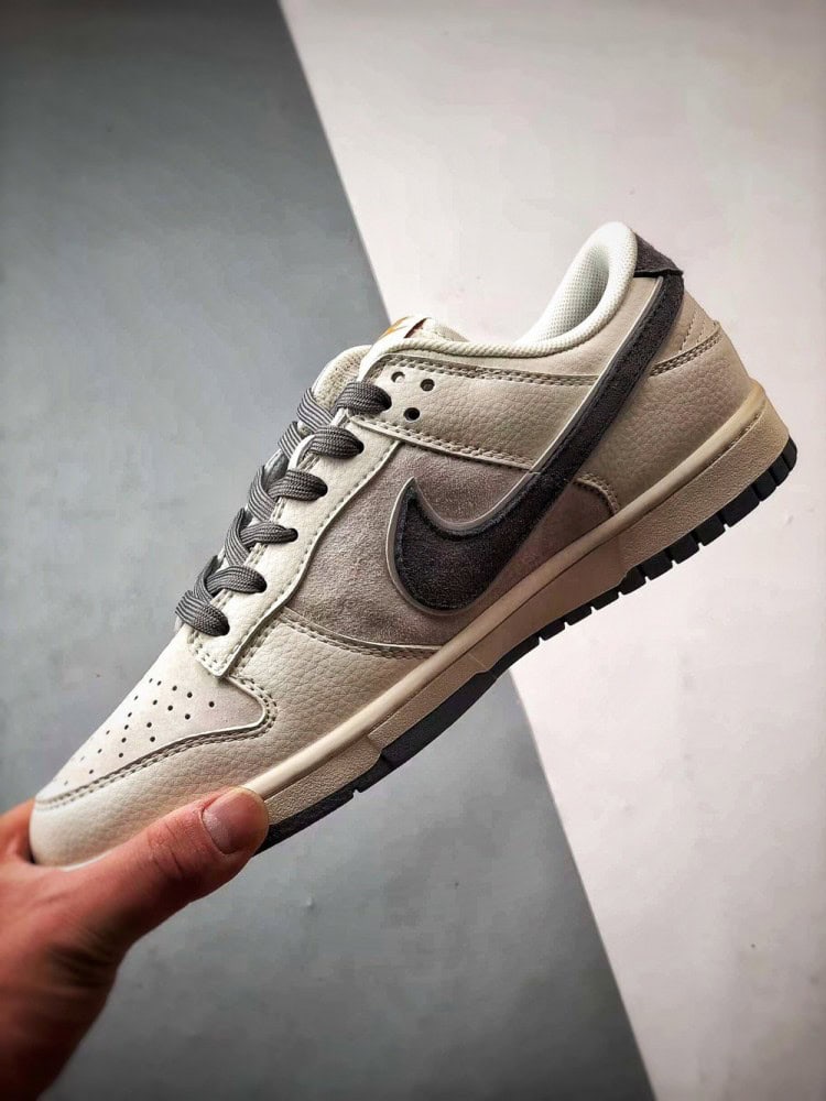 【AT3338】Nike x Stüssy コラボ ダンクロー レトロ レトロスポーツシューズ Nike Dunk Low Retro ステューシーミディアムグレー ローカット スポーツカジュアルスニーカー