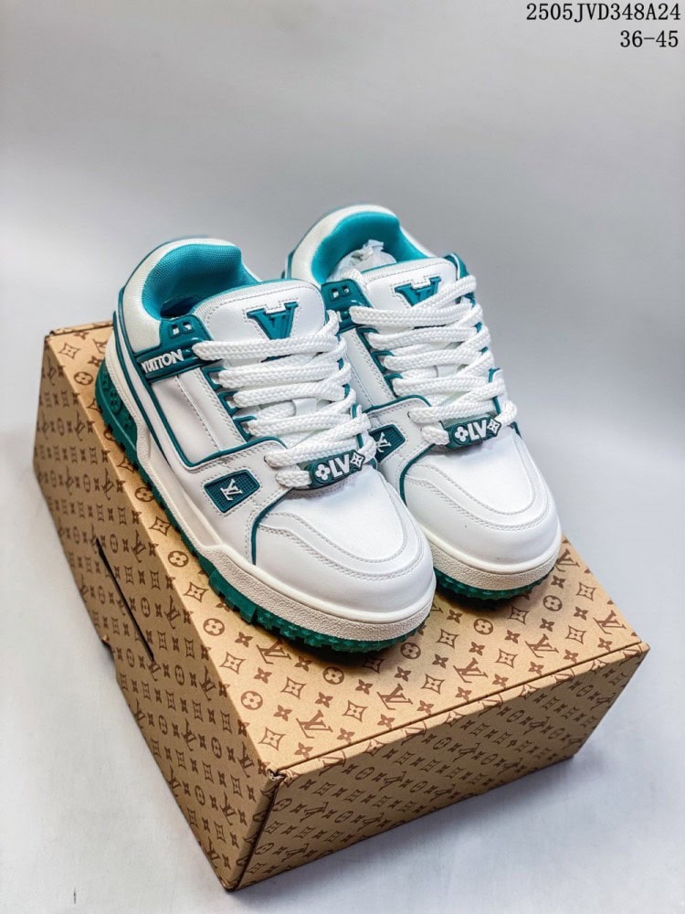 【AT8909】Louis Vuitton ルイ・ヴィトン ロープロファイルトレーナースニーカー、モダンなストリートスタイルとフレンチラグジュアリーの融合 | LV