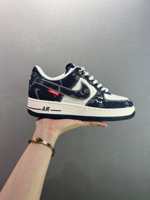 【AT8919】ナイキ Air Force 1 デニムパッチワークスニーカー | Nike Air Force 1