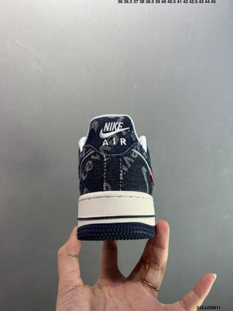 【AT8919】ナイキ Air Force 1 デニムパッチワークスニーカー | Nike Air Force 1