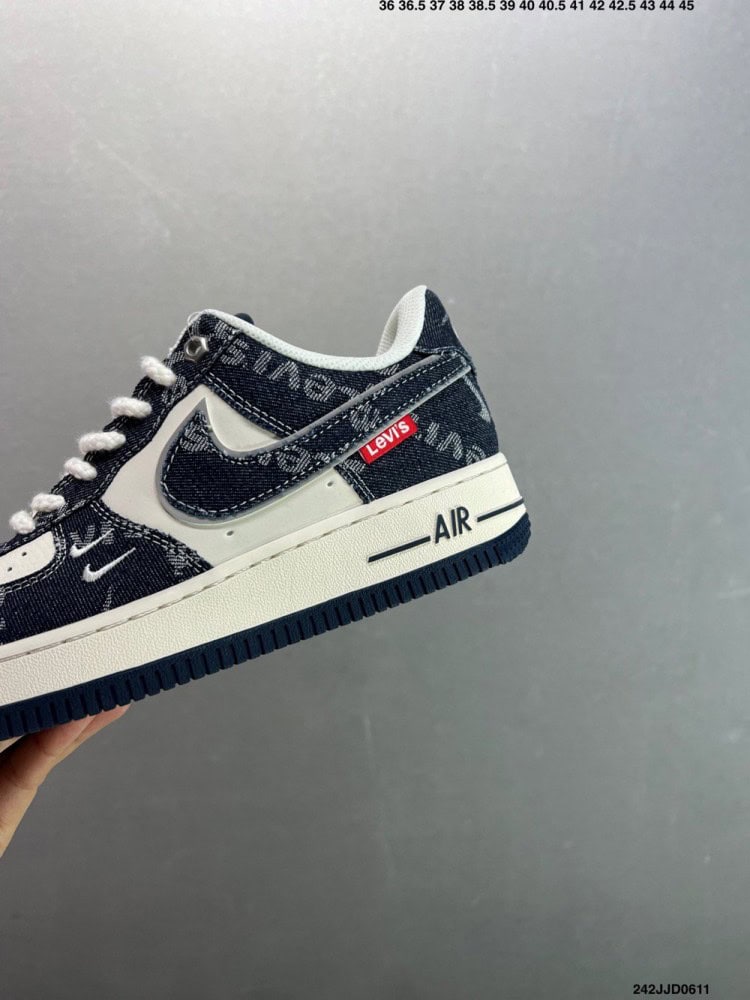 【AT8919】ナイキ Air Force 1 デニムパッチワークスニーカー | Nike Air Force 1
