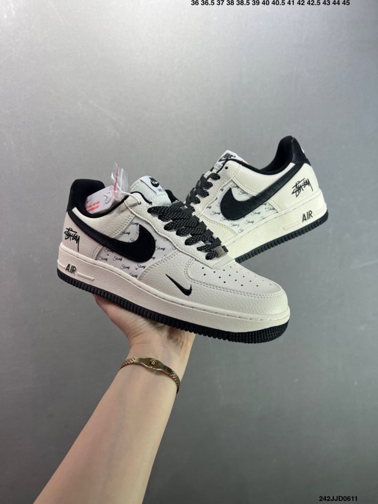 【AT8924】ナイキ×ステューシーAir Force 1 07 Low カスタムスニーカー | Stussy x Nike