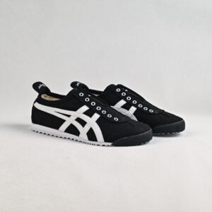 【AT8940】Onitsuka Tiger Mexico 66 ブラックとホワイトのレトロスニーカー | Onitsuka Tiger