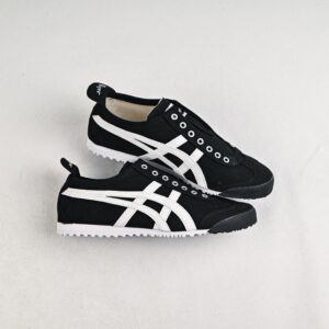 【AT8940】Onitsuka Tiger Mexico 66 ブラックとホワイトのレトロスニーカー | Onitsuka Tiger