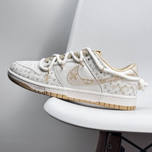 【AT8951】ナイキ ダンク ロー カスタム工芸 ストリートファッション革靴 | Nike x Louis Vuitton