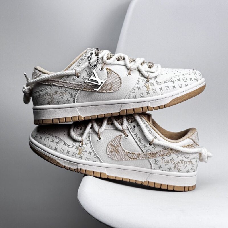 【AT8951】ナイキ ダンク ロー カスタム工芸 ストリートファッション革靴 | Nike x Louis Vuitton