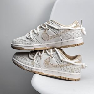 【AT8951】ナイキ ダンク ロー カスタム工芸 ストリートファッション革靴 | Nike x Louis Vuitton