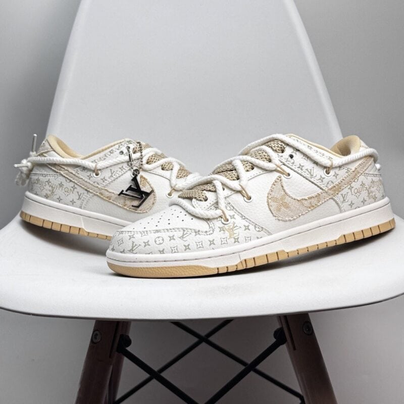 【AT8951】ナイキ ダンク ロー カスタム工芸 ストリートファッション革靴 | Nike x Louis Vuitton