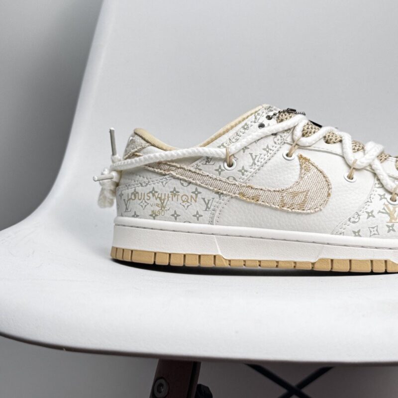 【AT8951】ナイキ ダンク ロー カスタム工芸 ストリートファッション革靴 | Nike x Louis Vuitton