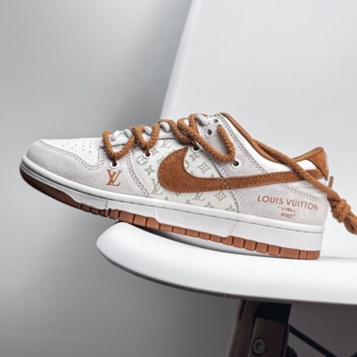 【AT8954】ナイキ x ルイ・ヴィトン コラボ Dunk Low スニーカー | LV x Nike
