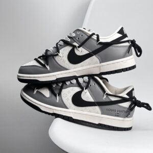 【AT8955】ナイキ×ルイ・ヴィトンコラボDunk Lowカスタムバージョン - ストリートファッションと高級感の融合 | Nike Dunk