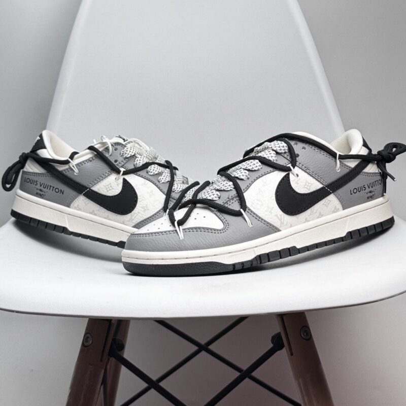 【AT8955】ナイキ×ルイ・ヴィトンコラボDunk Lowカスタムバージョン - ストリートファッションと高級感の融合 | Nike Dunk