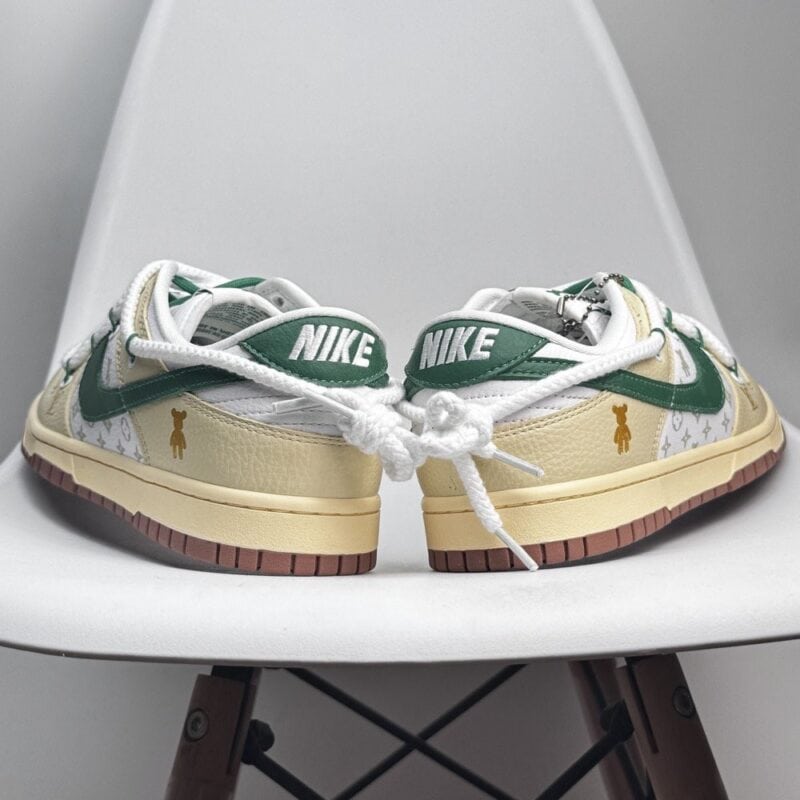 【AT8958】ナイキダンクローレトロカスタムバージョン - クラシックなストリートスタイルとモダンな工芸の融合 | LV x Nike