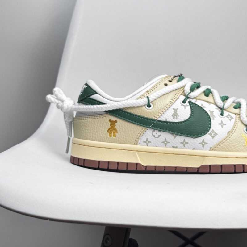 【AT8958】ナイキダンクローレトロカスタムバージョン - クラシックなストリートスタイルとモダンな工芸の融合 | LV x Nike