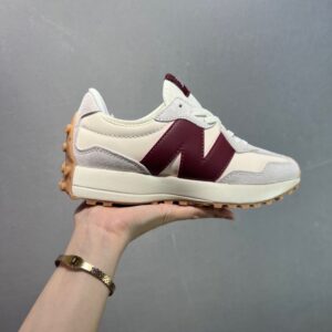 【AT8967】New Balance MS327シリーズウィメンズランニングシューズ- スエード＆メッシュ素材、レトロスタイルデザイン | New Balance