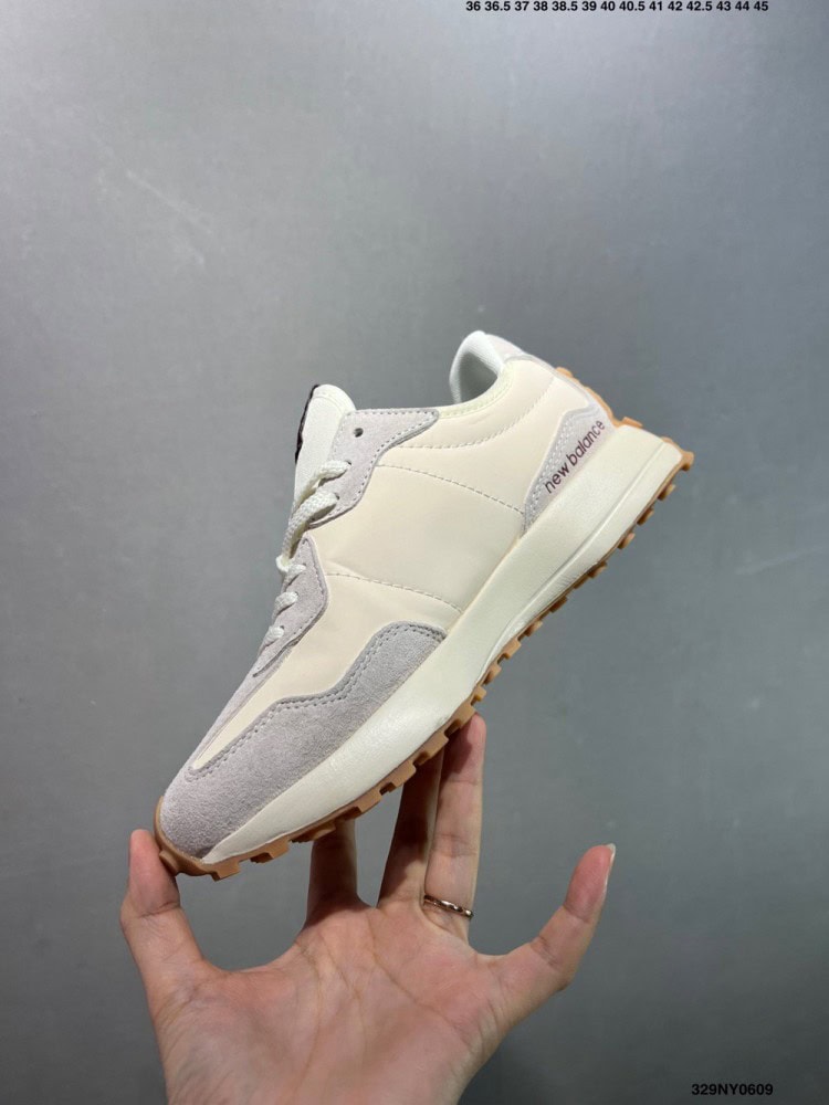 【AT8967】New Balance MS327シリーズウィメンズランニングシューズ- スエード＆メッシュ素材、レトロスタイルデザイン | New Balance