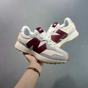 【AT8967】New Balance MS327シリーズウィメンズランニングシューズ- スエード＆メッシュ素材、レトロスタイルデザイン | New Balance
