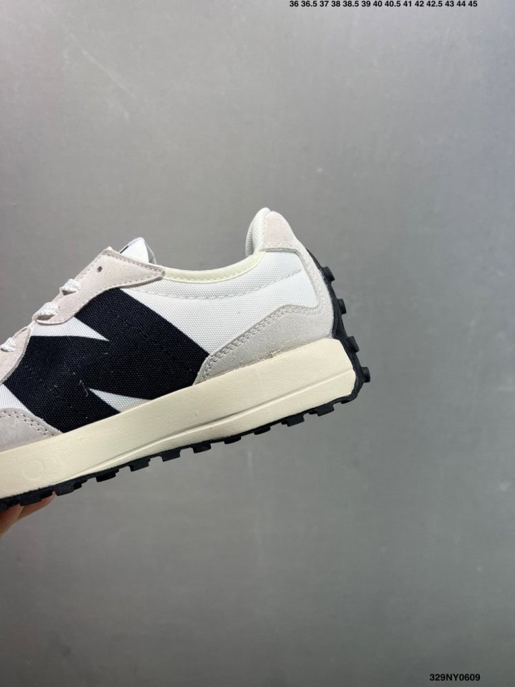 【AT8971】ニューバランス New Balance MS327レトロスニーカー グレー/ホワイトカラー 耐久性と履き心地に優れたカジュアルシューズ | New Balance