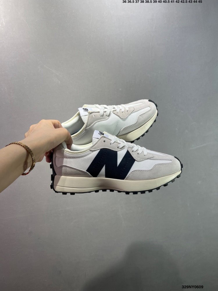 【AT8971】ニューバランス New Balance MS327レトロスニーカー グレー/ホワイトカラー 耐久性と履き心地に優れたカジュアルシューズ | New Balance