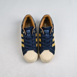 【AT8977】アディダスオリジナルススーパースター青白ゴールドスニーカー | Adidas Superstar