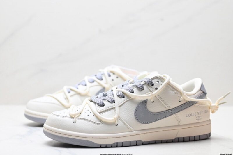 【AT8984】Nike x Louis VuittonコラボDunk Lowカスタムスニーカー | Nike x Louis Vuitton