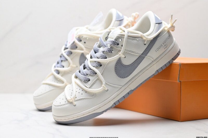 【AT8984】Nike x Louis VuittonコラボDunk Lowカスタムスニーカー | Nike x Louis Vuitton
