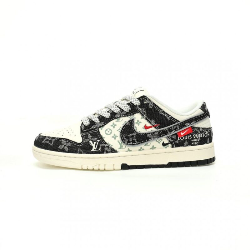 【AT8986】Louis Vuitton x Nike SB Dunk Low コラボ スニーカー - 贅沢ストリートファッション | Nike x Louis Vuitton