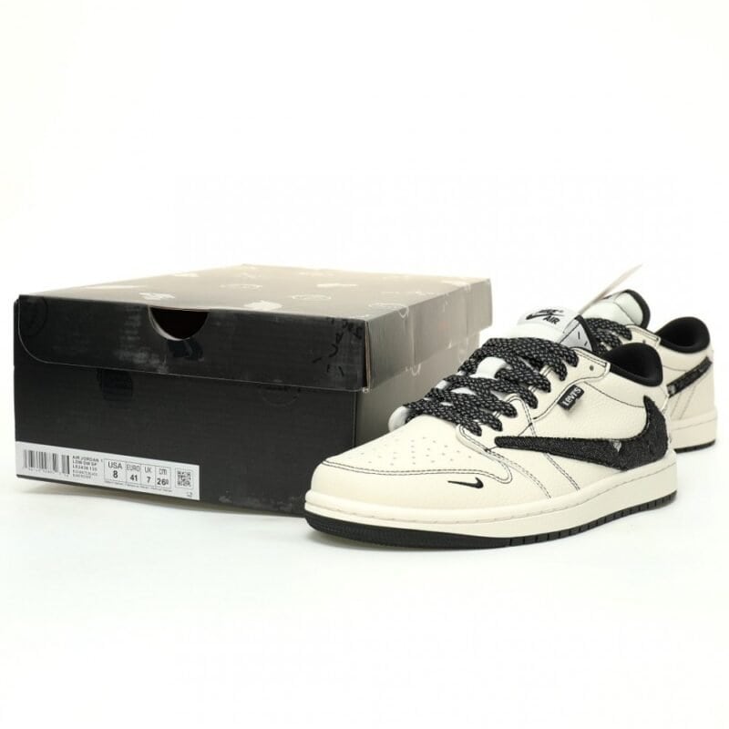 【AT8987】ナイキ×リーバイス×トラビス・スコット Air Jordan 1 Low スニーカー | Nike x Travis Scott