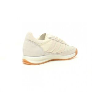 【AT9008】アディダス Originals SL72 OGシリーズ：ワンダーホワイトカラー、レトロなデザイン、都会の女性に最適、高品質スエード素材、EVAクッション技術、通勤やカジュアルなシーンに | adidas