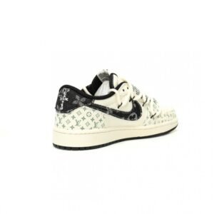 【AT9019】ルイ・ヴィトン×トラビス・スコット×ナイキ エアジョーダン1 ローカットスニーカー | Nike x Louis Vuitton