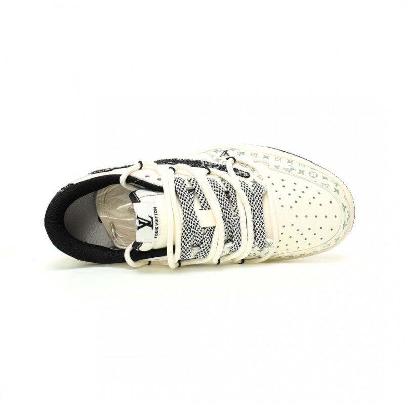 【AT9019】ルイ・ヴィトン×トラビス・スコット×ナイキ エアジョーダン1 ローカットスニーカー | Nike x Louis Vuitton