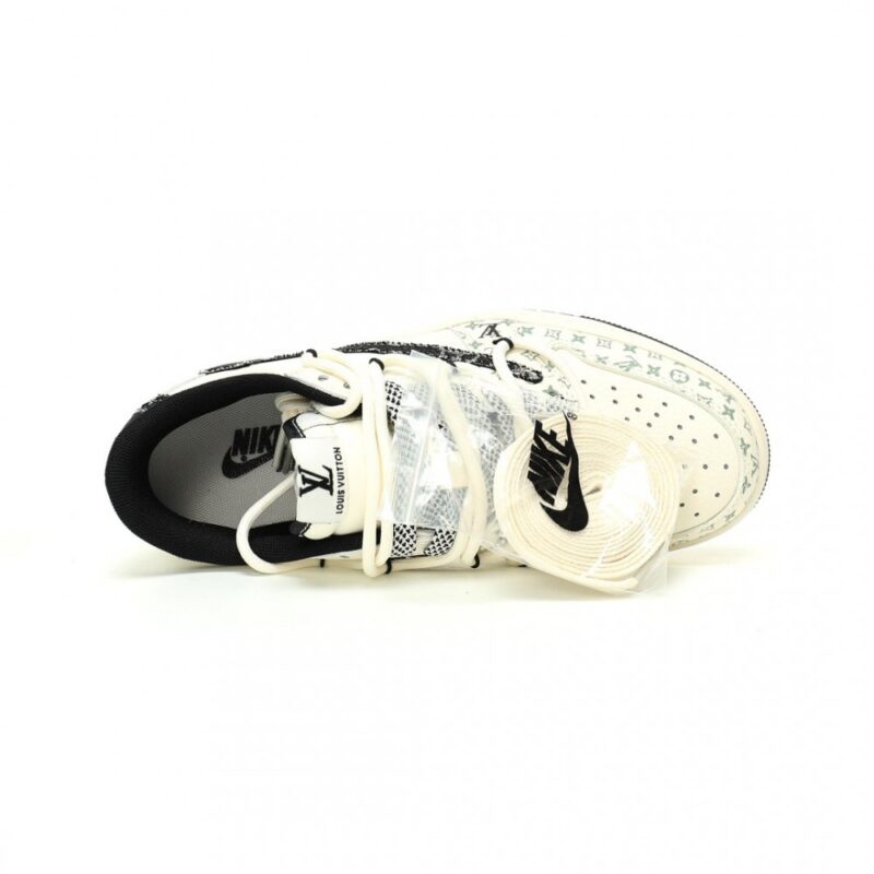 【AT9019】ルイ・ヴィトン×トラビス・スコット×ナイキ エアジョーダン1 ローカットスニーカー | Nike x Louis Vuitton