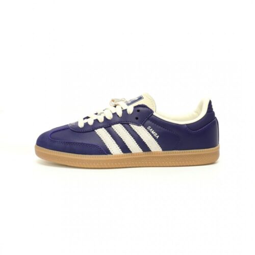 【AT9033】アディダス オリジナルス Samba OGシリーズ: カレッジパープルのキャッシュレザー スニーカー | adidas