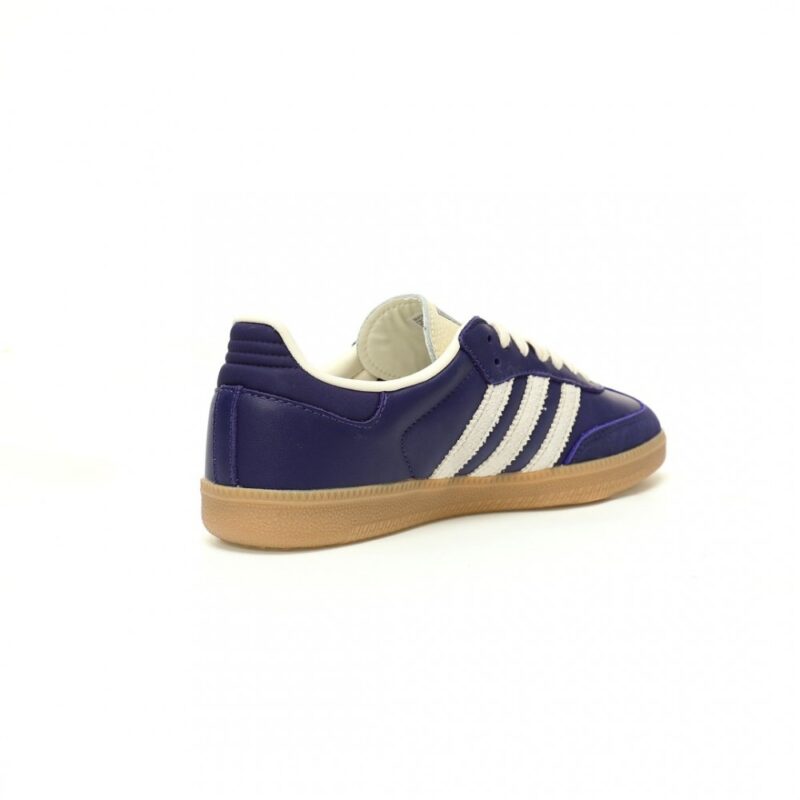 【AT9033】アディダス オリジナルス Samba OGシリーズ: カレッジパープルのキャッシュレザー スニーカー | adidas