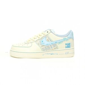 【AT9042】ナイキ Air Force 1 '07 Low スニーカー | シャネル風グラフィティカラー | ストリートファッション | Nike x Air Force 1