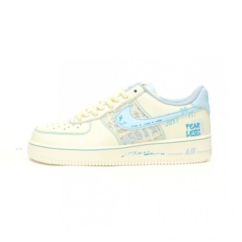 【AT9042】ナイキ Air Force 1 '07 Low スニーカー | シャネル風グラフィティカラー | ストリートファッション | Nike x Air Force 1