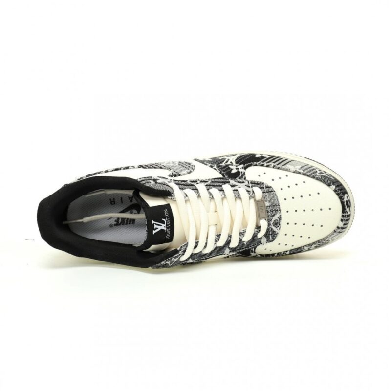 【AT9044】ルイ・ヴィトン x ナイキ Air Force 1 コラボ クラシックローカットスニーカー | LV x Nike